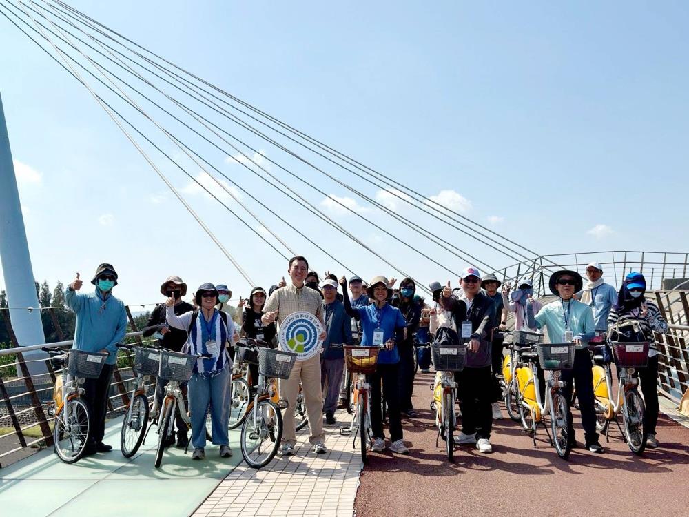 響應6月3日聯合國「世界自行車日」，齊聚「清水高美自行車道」低碳騎行